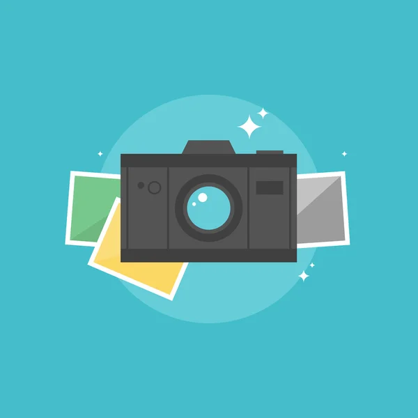 Digital camera  icon — Stock Vector