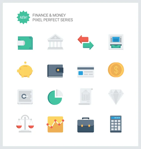 Finance and money  icons — Stock Vector