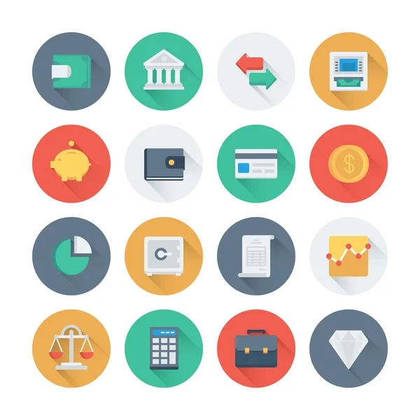 Finance and money  icons — Stock Vector