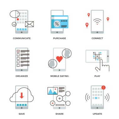 Akıllı telefon özellikleri simgeler