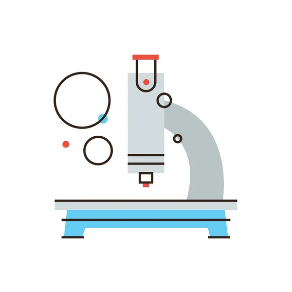 Concepto de icono de microscopio médico — Vector de stock