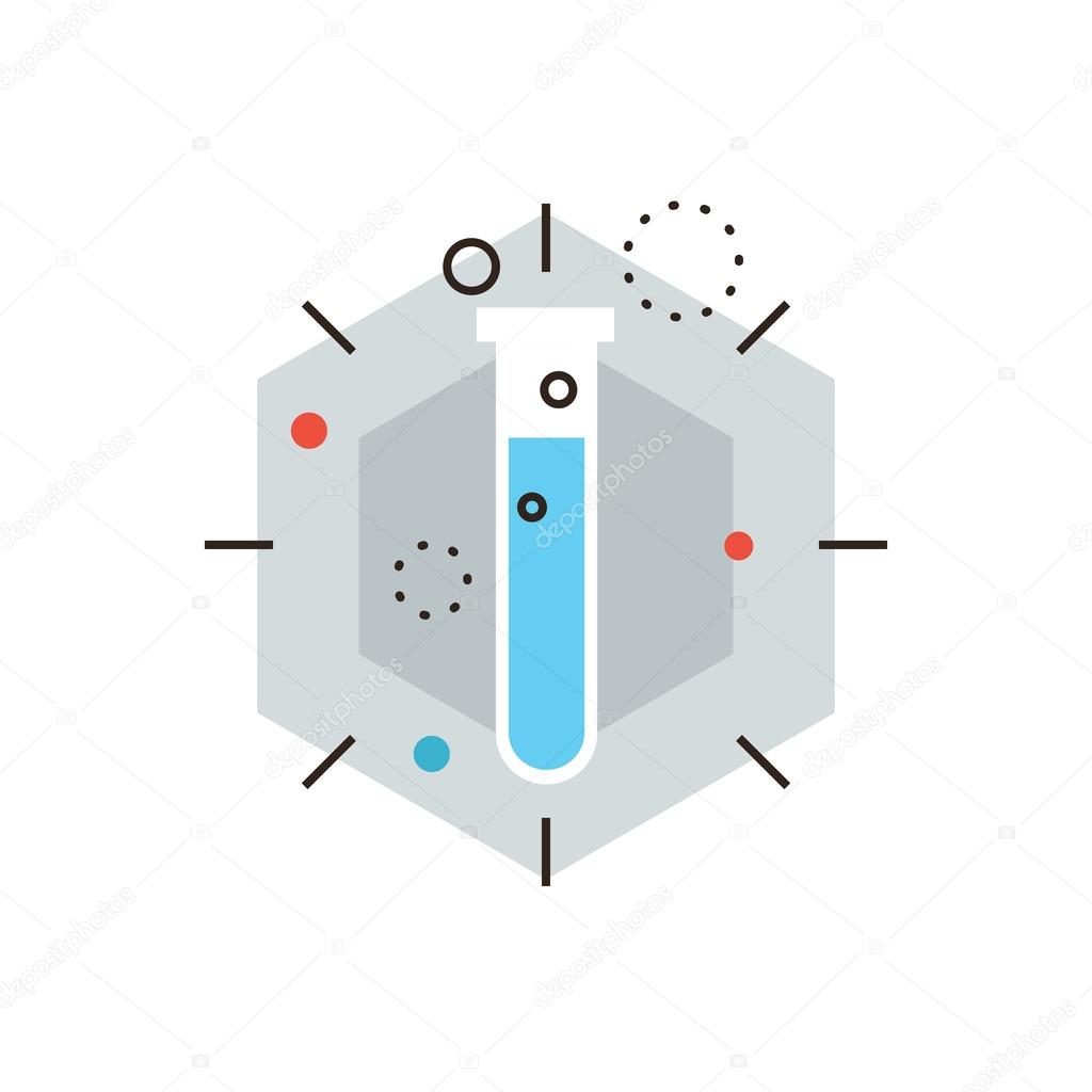 Laboratory experiment  icon concept