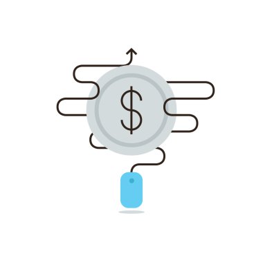 Tıklatın simgesi kavram ödeme