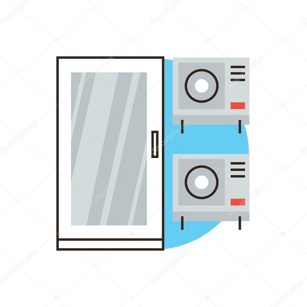 Air conditioner system   icon concept