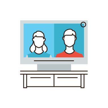 Video konferans simgesi