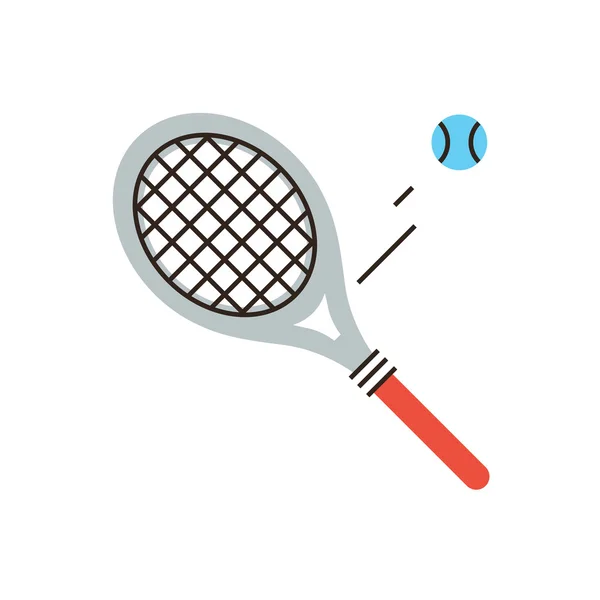 Raqueta de tenis icono — Vector de stock