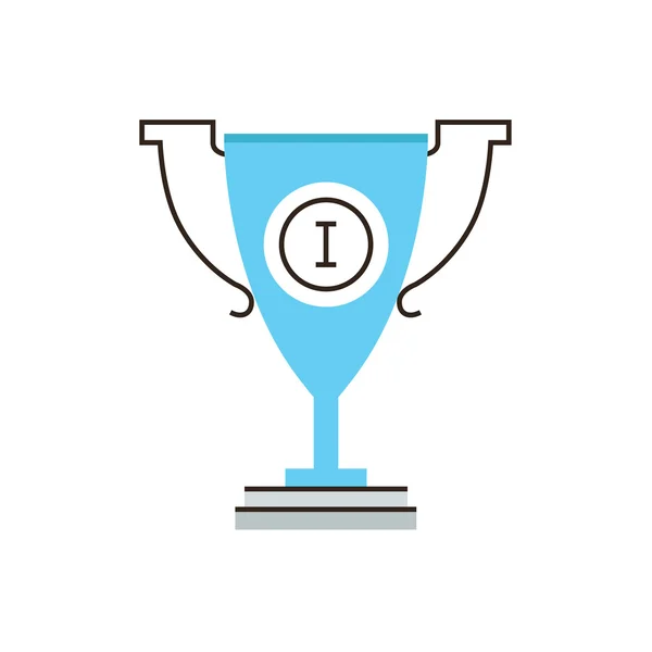 Trofeo taza icono — Archivo Imágenes Vectoriales