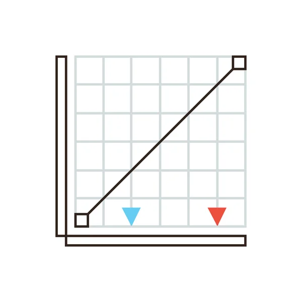 Ícone de correção de cor — Vetor de Stock