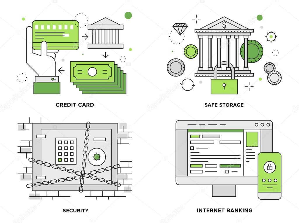 set of internet banking security