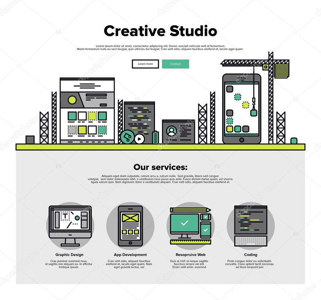 Creative studio  web graphics