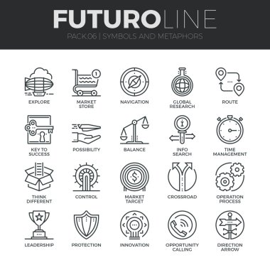 Symbols and Metaphors  Icons Set