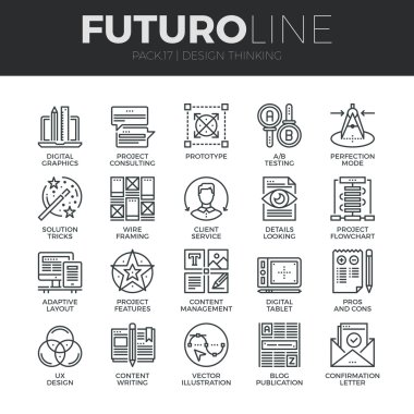 Design Thinking Icons Set