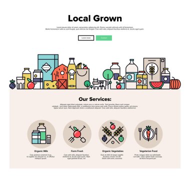 Çiftlik Gıda web grafikleri yetiştirilen