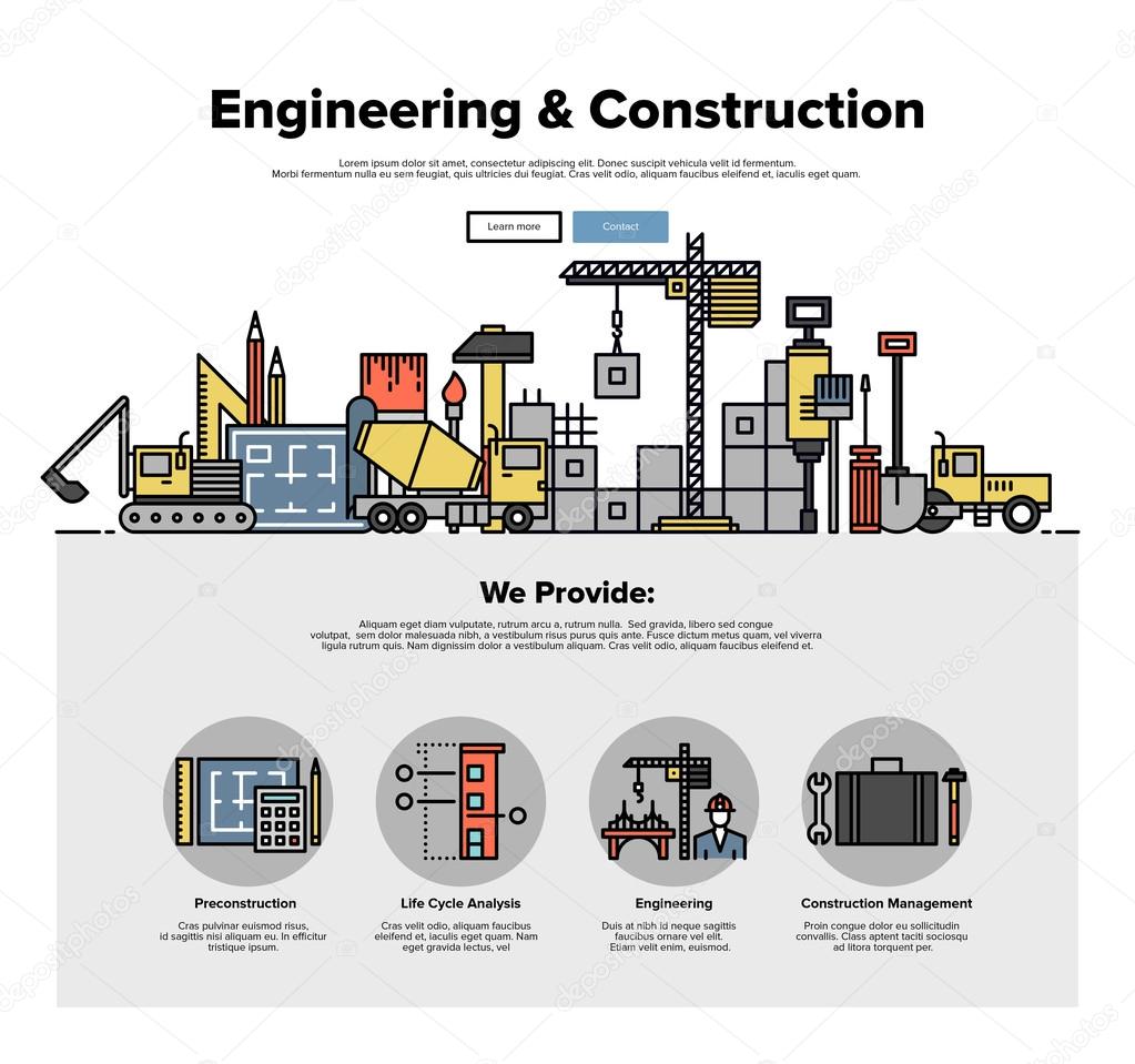 Real estate construction web graphics