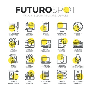 Bilgisayar aygıtları Futuro Spot simgeler