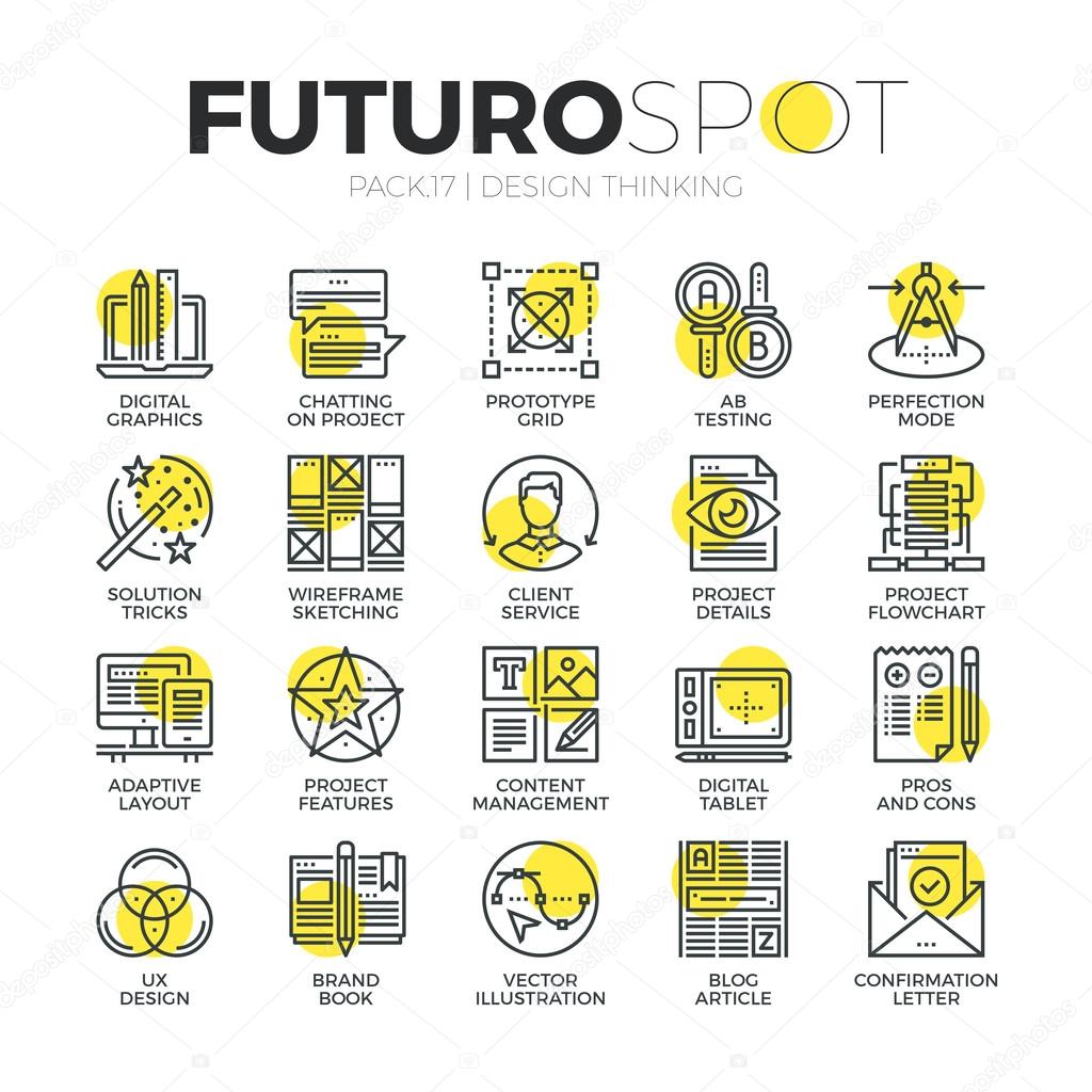 Content Design Futuro Spot Icons