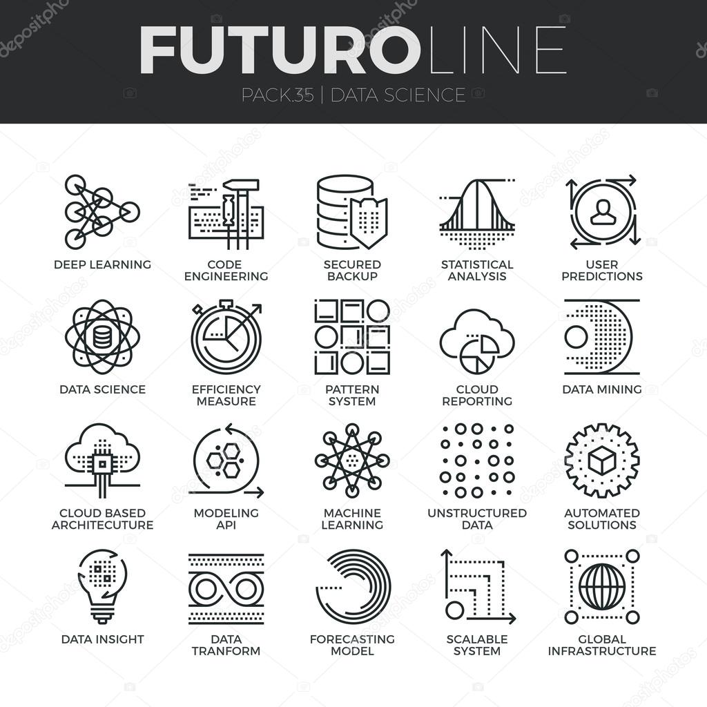 Data Science Icons Set