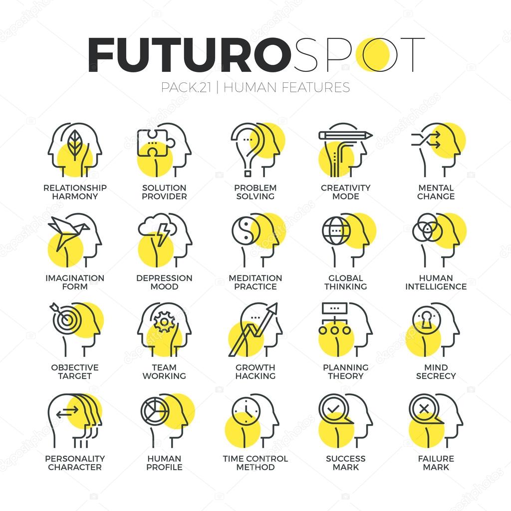 Mental Features Futuro Spot Icons