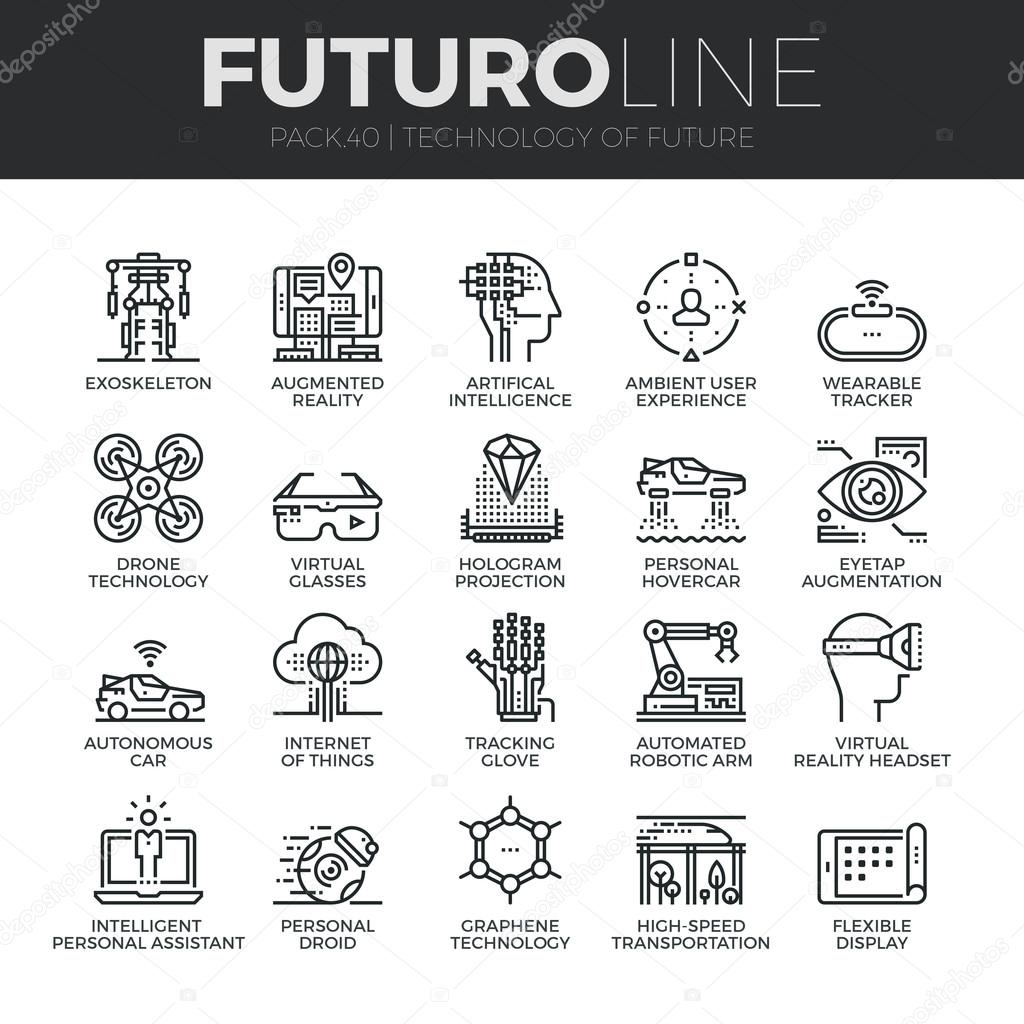 Future Technologies Icons Set