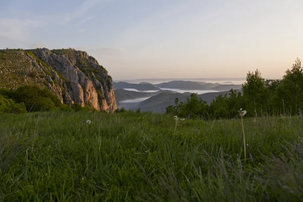 Foggy mountains — Stock Photo, Image