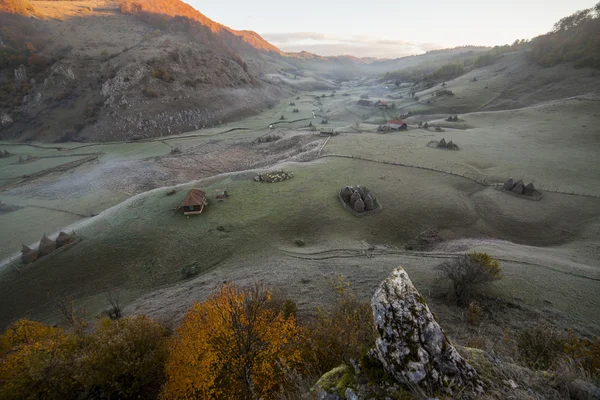 Rumänska berg meadoiw — Stockfoto