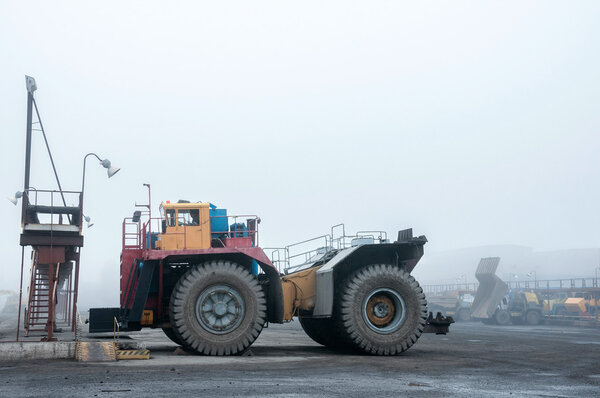 trucks at repairs