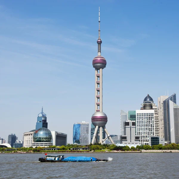 Shanghais skyline Stockfoto