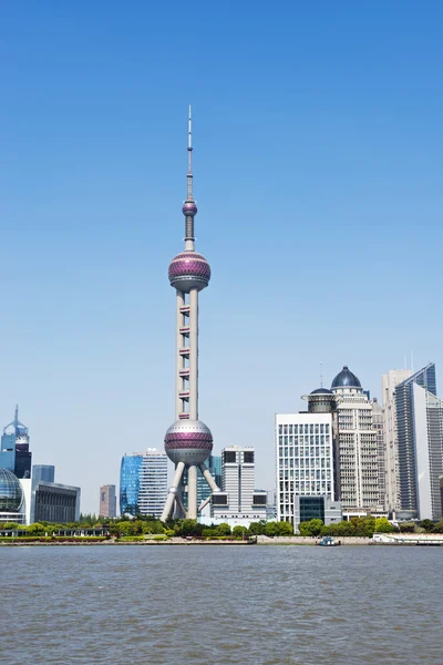Shanghais skyline Stockbild