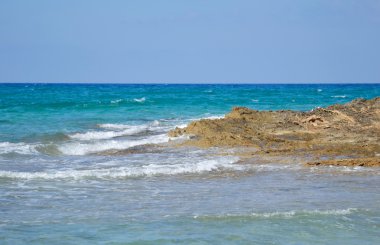 Kayalar Ege Denizi Sahili.