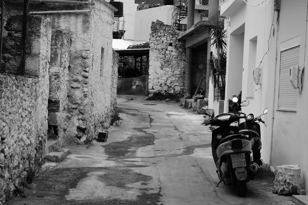 Street in old part of Malia. — Stock Photo, Image