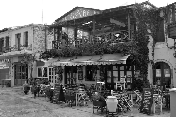 Restaurant in de oude stad van Malia. — Stockfoto