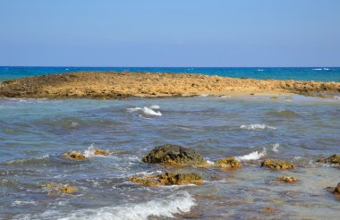 Kayalar Ege Denizi Sahili.