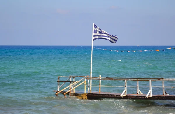 Flagstaff en el mar . — Foto de Stock