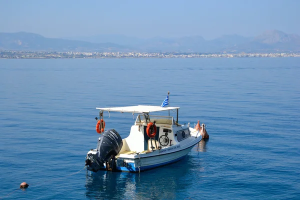 Fishing boat in Ionian Sea. — Stock Photo, Image