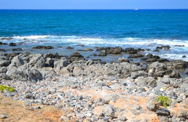 Kayalar Ege Denizi Sahili.