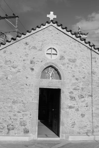 La Iglesia Ortodoxa en Stalida . — Foto de Stock