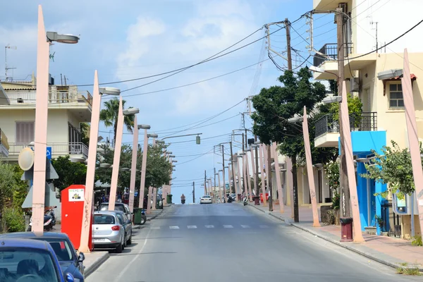 Straat in Malia. — Stockfoto