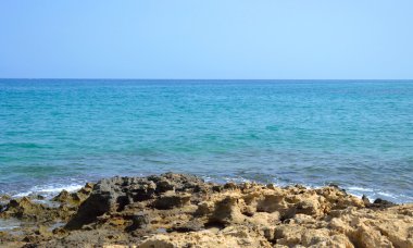Kayalar Ege Denizi Sahili.