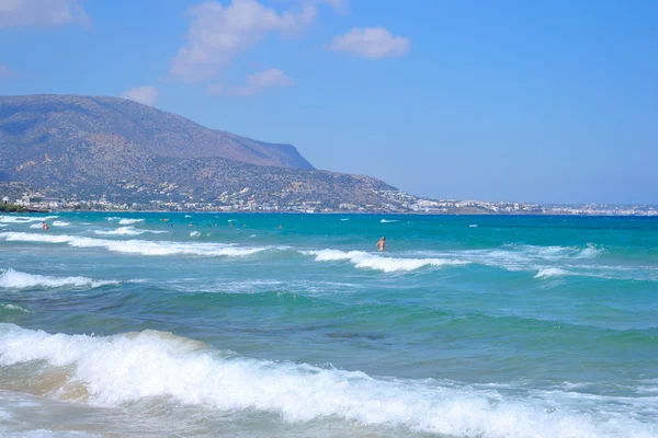 Mar Egeo y montañas . — Foto de Stock