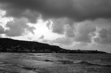 Ege Denizi bulut gün.