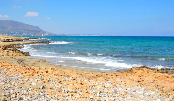 Brzeg morza Egejskiego. — Zdjęcie stockowe