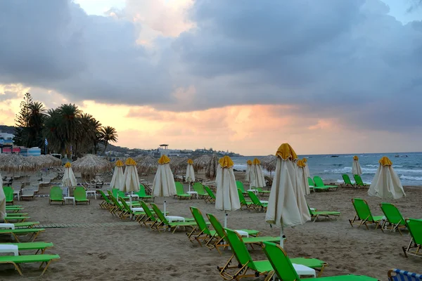 Playa en la costa del Mar Egeo . — Foto de Stock