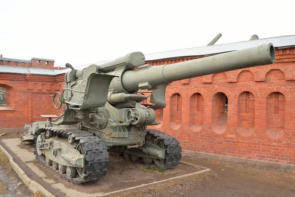 Old howitzer high power. — Stock Photo, Image