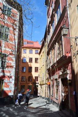 stockholm cental kesiminde sokak.