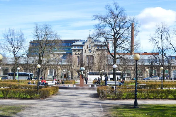 Via nel centro di Tallinn . — Foto Stock