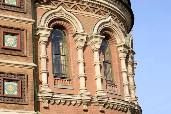 Fragment de Sauveur sur la Cathédrale du Sang Déversé . — Photo