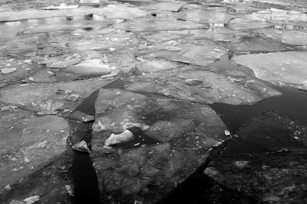 얼음 겨울 배경. — 스톡 사진