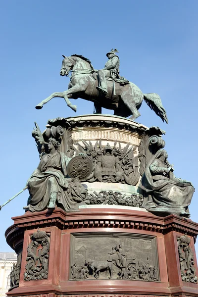 The monument to Nicholas I. — Stock Photo, Image