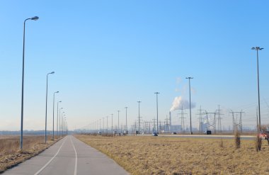 Bisiklet yolu, St Petersburg.