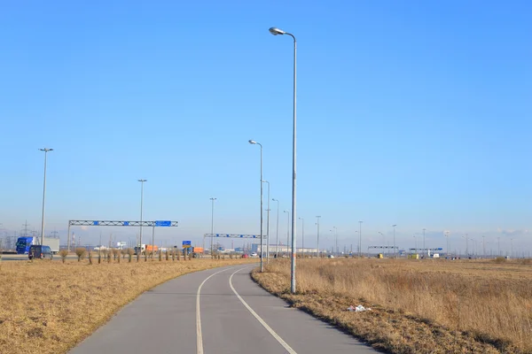 Bike path, St. Petersburg. — Stock Photo, Image